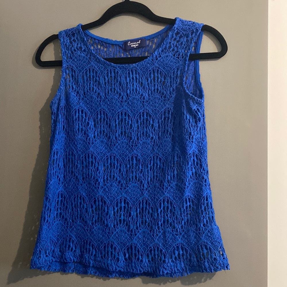 Lace tank top